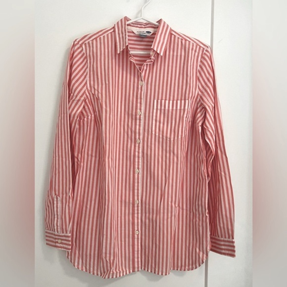 Old Navy Pinstripe Button Up Shirt
